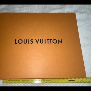 LOUIS VUITTON Gift Box & Paper Bag 17”x14.5”x6.5”